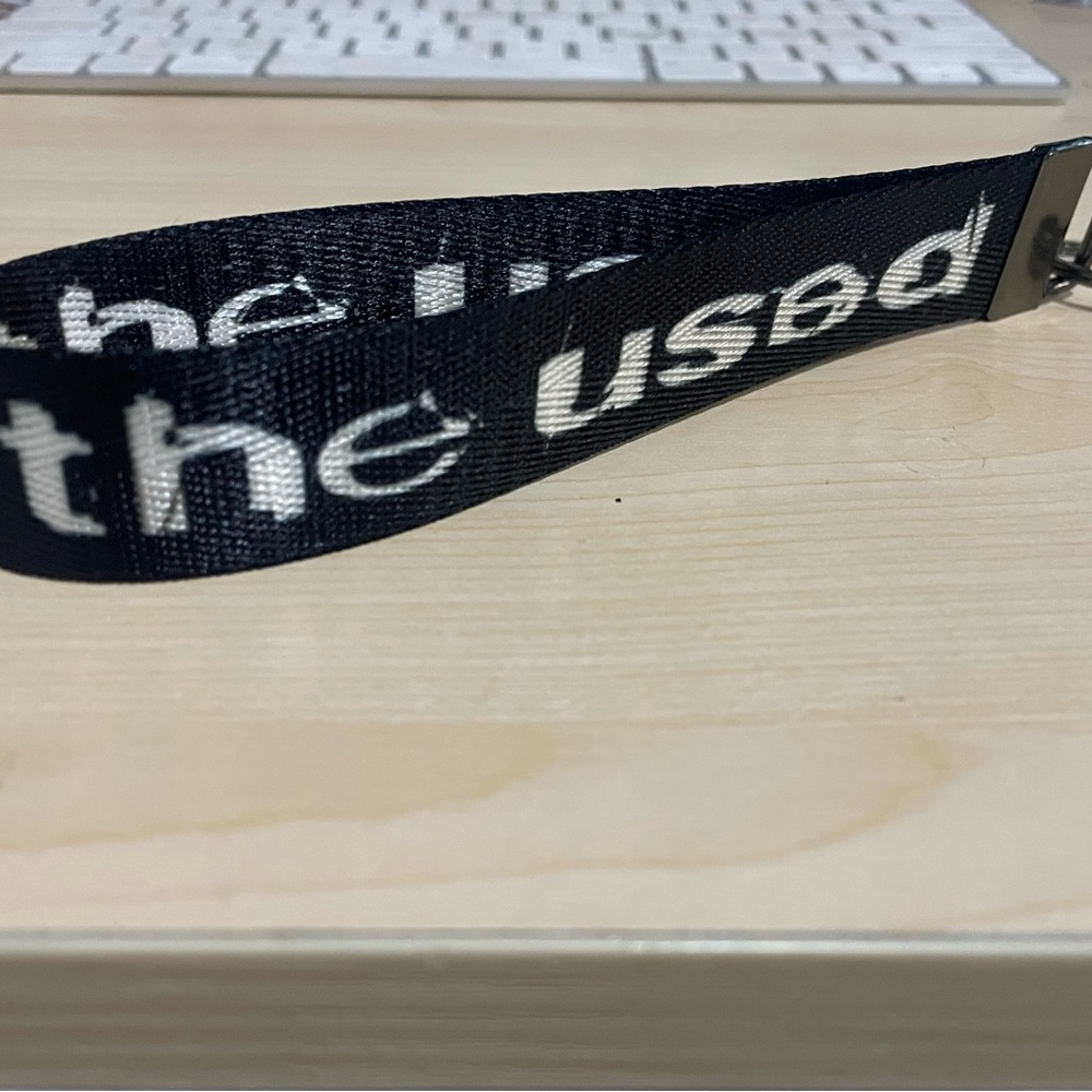 Black Keychain Lanyard